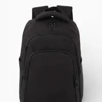 Рюкзак, 27*14*38,5 см, 2 отд 3н/карм, Комби, Водонепрон. дно, черный