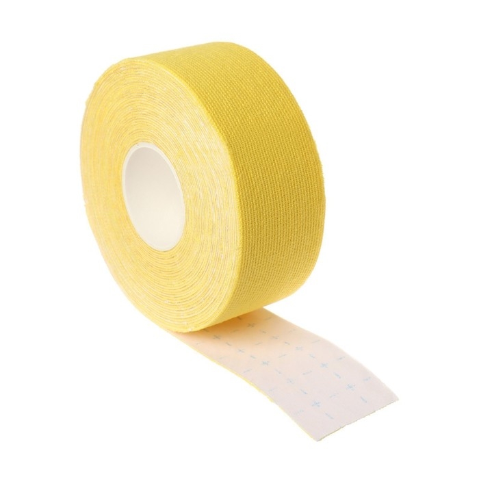 Кинезио - тейп, 2,5 см × 5 м, цвет жёлтый Кинезио - тейп, 2,5 см × 5 м, цвет жёлтый