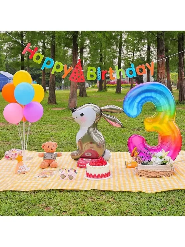 Воздушный шар фольгированный 31" &laquo;Лесной заяц&raquo;