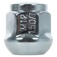Гайка колесная M12x1,5x25, сфера R12, ключ 19, закрытая, хром, 1 шт для Honda