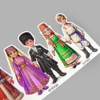 Растяжка с плакатом &laquo;Народы России&raquo;, 2 предмета