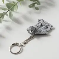 Брелок "Рысь" (барельеф), 4,8см