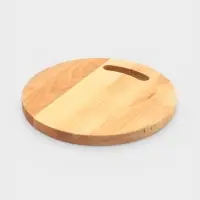 Набор разделочных досок, 2 шт., d=21 см, d=17.5 см, дерево берёза, пропитаны минеральным маслом