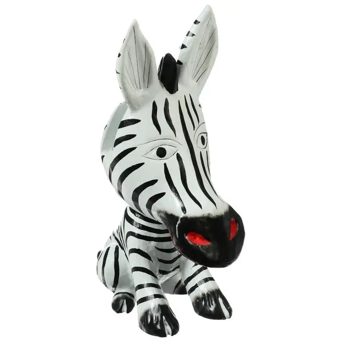 Сувенир дерево "Маленькая зебра" подставка под очки 20х14х7 см