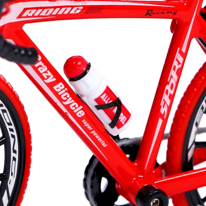 Велосипед металлический Велосипед металлический "Турист", цвет красный