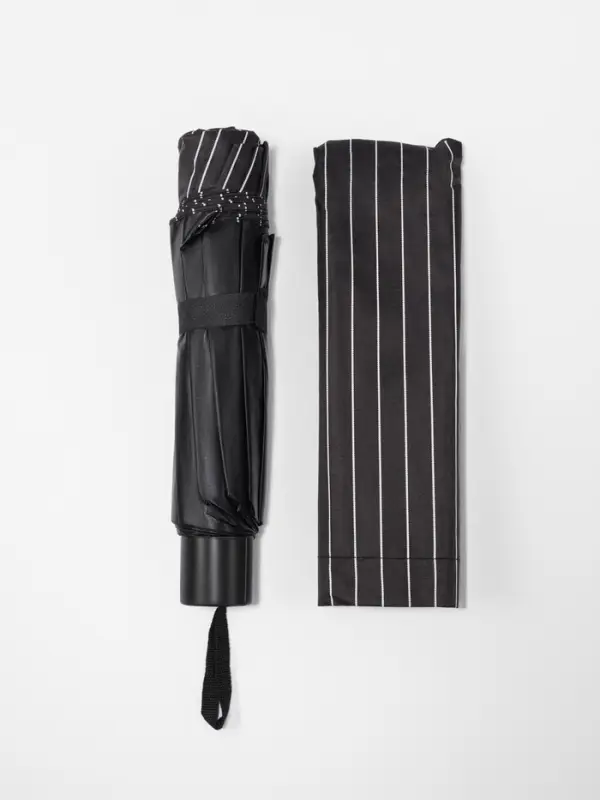 Зонт механический &laquo;Полоса&raquo;, эпонж, 4 сложения, 10 спиц, R=53/60 см, d=106 см, МИКС