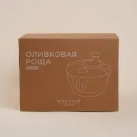 Центрифуга для сушки зелени SL Home &laquo;Оливковая роща&raquo;, 5 л, стекло, оливковая