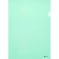 Папка уголок Комус А4 180мкм (зеленый)