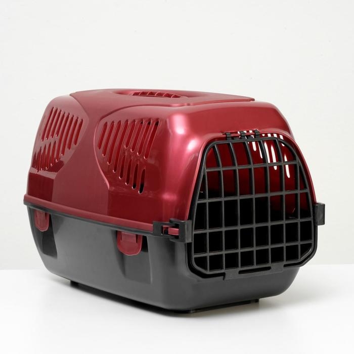 Переноска для животных  Переноска для животных "Сириус", 33,5 х 31 х 50 см, красный перламутр