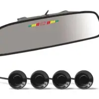 Парктроник PS-164U (4 датчика+коннекторы, Зеркало + LED Дисплей цветной)