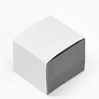 Футляр под кольцо &laquo;Квадро&raquo; классический, 6.5&times;6&times;5.5 см, серый