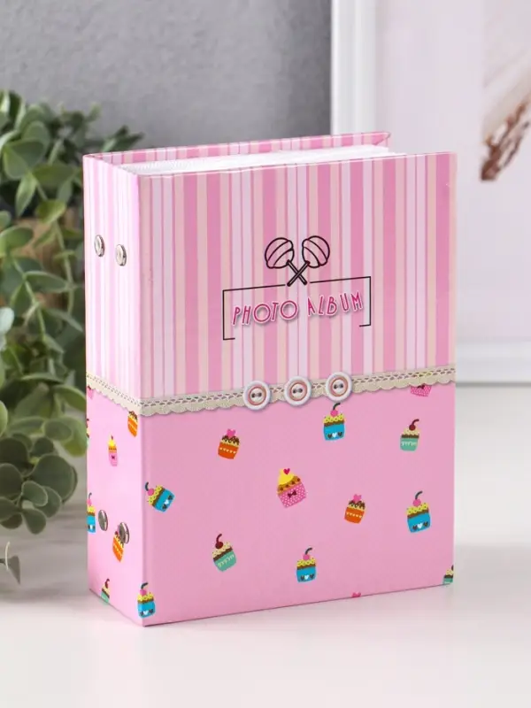 Фотоальбом 100 фото "Малышке" 10X15см, ПП карм.
