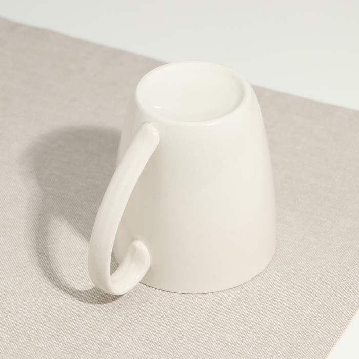 Кружка «365+», 400 мл, белая, керамика Кружка «365+», 400 мл, белая, керамика