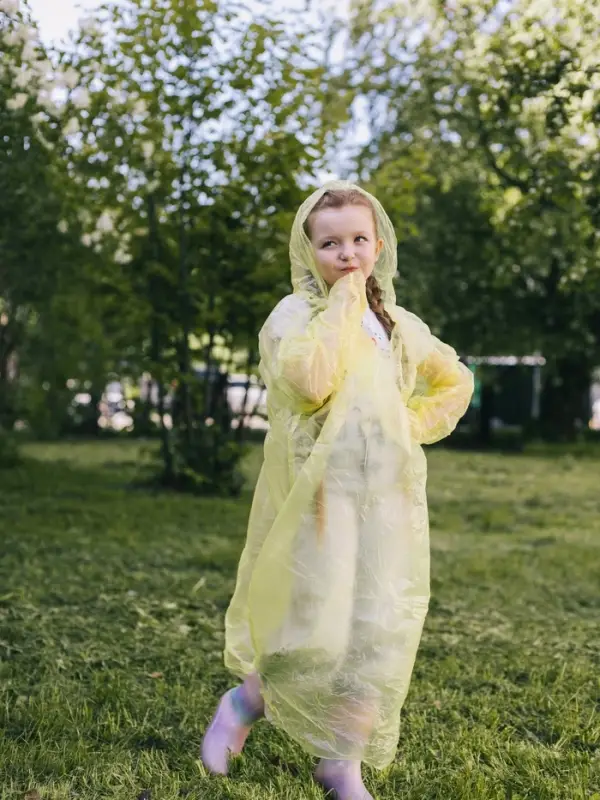 Дождевик детский &laquo;Непромокайка&raquo;, рост 110-140, полиэтилен 15 г, жёлтый