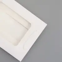 Пакет подарочный, с окном, 20&times;15&times;10 см, белый