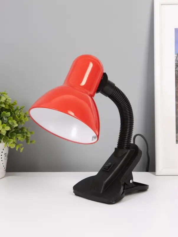 Светильник настольный MRC-123B, E27, 1х60Вт, цвет красный