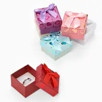 Набор коробочек подарочных 6 шт. под серьги/кольцо &laquo;Сердца&raquo;, 5&times;5, цвет МИКС (9901789)