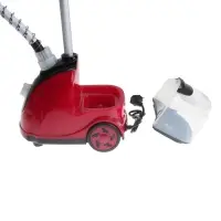 Отпариватель LuazON LO-07, напольный, 1800 Вт, 1.4 л, 46 г/мин., 12 режимов, красный