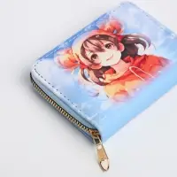 Кошелёк детский Выбражулька &laquo;Аниме&raquo;, на молнии, с принтом, голубой