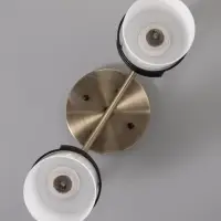 Люстра &laquo;Кипр&raquo; 2&times;40 Вт Е27 латунь/черный 36.5&times;15&times;26 см