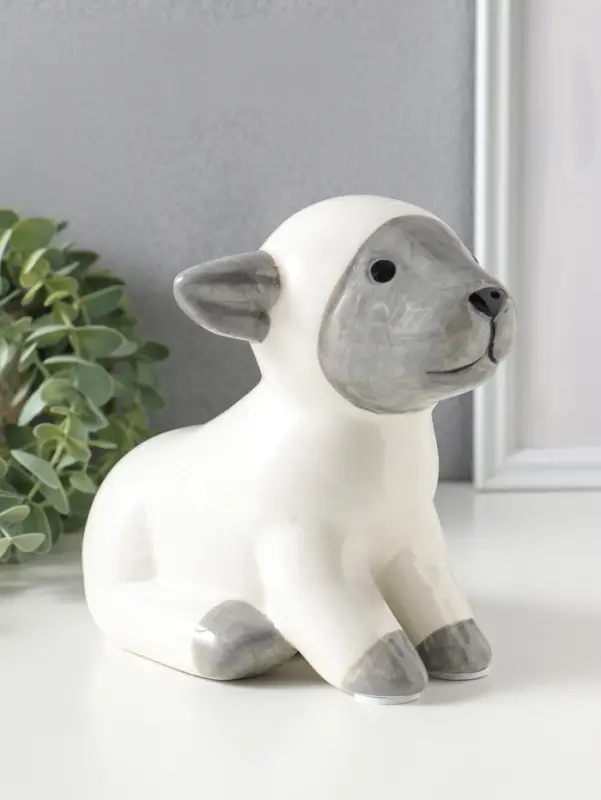 Копилка для денег керамика &laquo;Барашек в пижамке с капюшоном&raquo;, 16&times;13&times;19.5 см