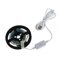 Фитолента для растений Luazon Lighting, светодиодная, 10.3 Вт, 2 м, IP65, 5 В, 60 LED/м, диммер, USB, SMD5050, мультиспектральная
