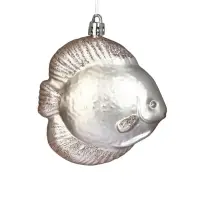 Ёлочные игрушки набор 8 шт. &laquo;Море&raquo;, золотистые