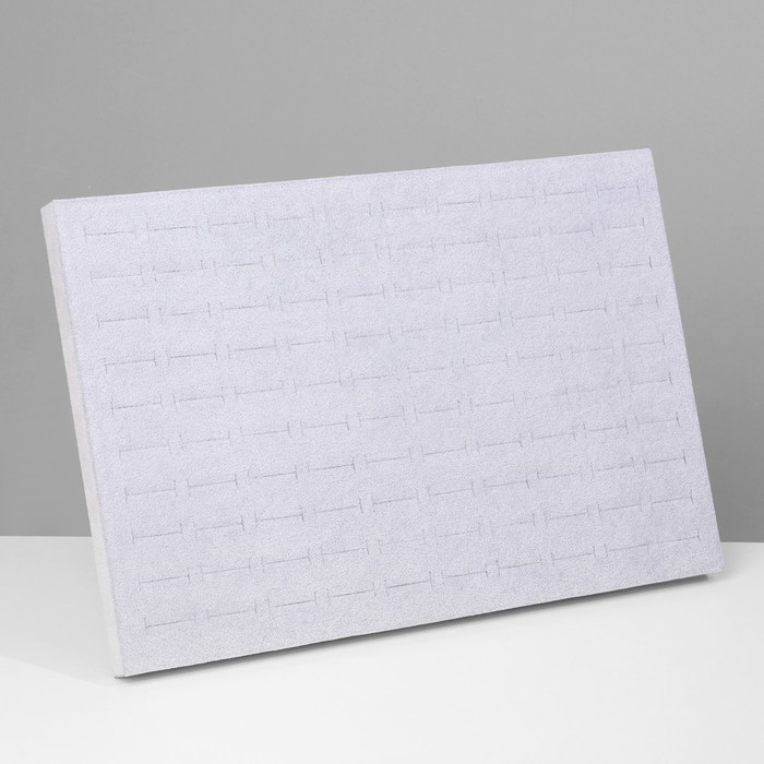 Подставка под кольца 100 мест, 35&times;11&times;24 см, вертикальная, цвет серый