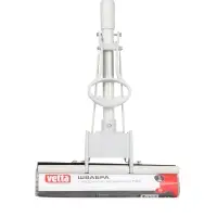 VETTA Швабра ПВА стальная телескоп.ручка, 110см, один ряд роликов, бежевая