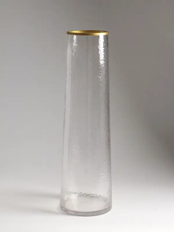 Ваза стекло напольная "Линней" 50х15 см, прозрачный