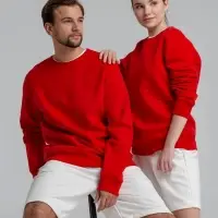 Свитшот унисекс King, красный, размер 4XL