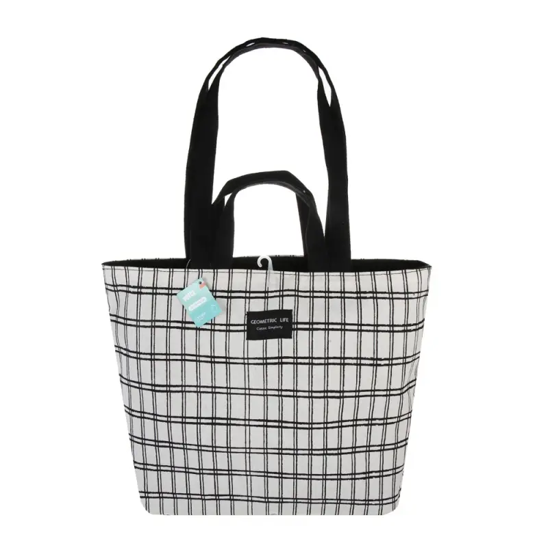 Сумка двухслойная тм VETTA, с двумя ручками, 42x33x10 см, 80% хлопок, 20% полиэстер