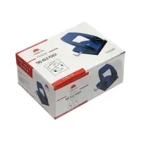 Дырокол на 30 листов, большой, металлический, с металлической линейкой, МИКС