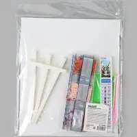 Алмазная мозаика &laquo;Еноты в саду&raquo; 21&times;25 см, с мольбертом