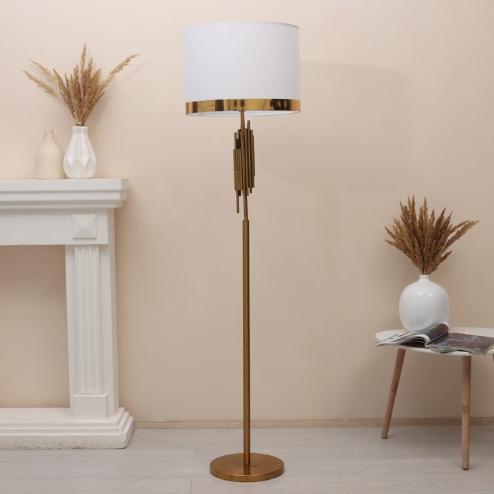 Торшер 19106/1 E27 40Вт бронза 42х42х165 см