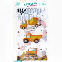 Скатерть одноразовая &laquo;Техника&raquo;, 130&times;220 см
