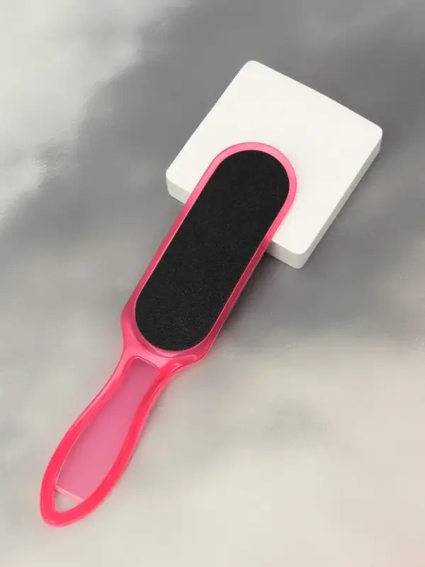 Пилка для пяток, наждачная, двусторонняя, 25 см, МИКС