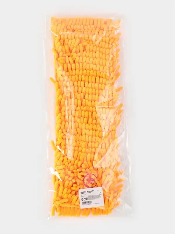 Насадка для плоской швабры &laquo;Доляна&raquo;, 42&times;12 см, микрофибра букли, 80 г, оранжевая