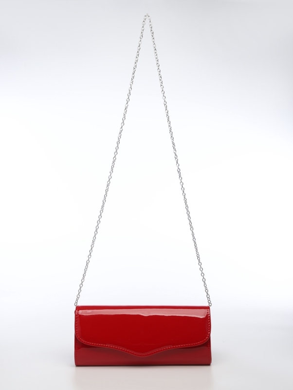 Сумка женская на магните, цвет красный