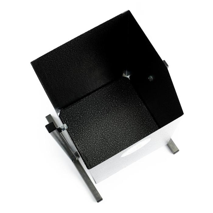 Урна уличная Урна уличная "Квадрат" 22 л, серебристая, бак 0,5 мм, 50 х 31 х 31 см