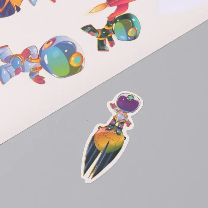 Набор бумажных наклеек для декора «Космонавты», 2 листа, 20×15 см