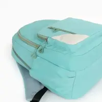 Рюкзак школьный на молнии, с отделами, карманами, размер 31&times;18&times;44 см, бирюзовый