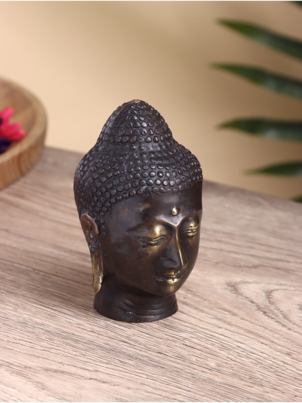 Сувенир бронза Сувенир бронза "Голова Будды" 6х7х11 см