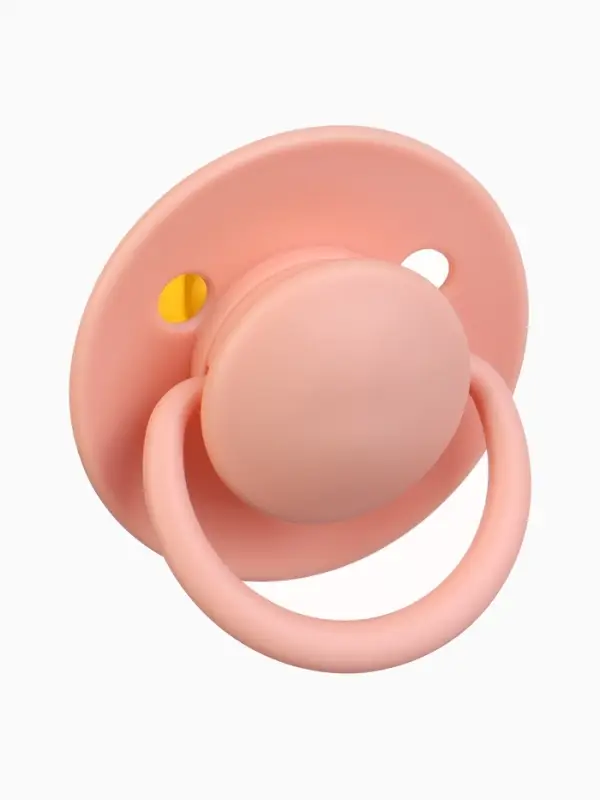 Набор классических пустышек, 2 шт., латекс, нюд/персиковый, в контейнере, от 6 мес., M&B Набор классических пустышек, 2 шт., латекс, нюд/персиковый, в контейнере, от 6 мес., M&B