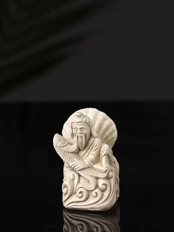Набор фигурок &laquo;Нэцкэ&raquo;, 5 шт., 20&times;10&times;7 см, бежевый