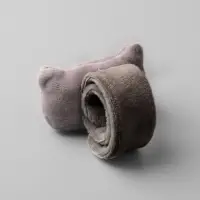 Игольница на браслете &laquo;Кошка&raquo;, 23&times;6.5 см, серая