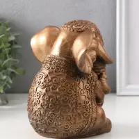 Фигура «Слон индийский большой», 14×12×12 см, бронза