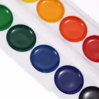 Акварель Calligrata kids 16 цветов, пластик
