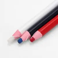 Карандаш для ткани, самозатачивающийся, 3 шт., белый, красный, синий