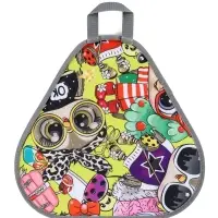 Ледянка мягкая треугольная Sova, лимонный, рисунок МИКС Ледянка мягкая треугольная Sova, лимонный, рисунок МИКС